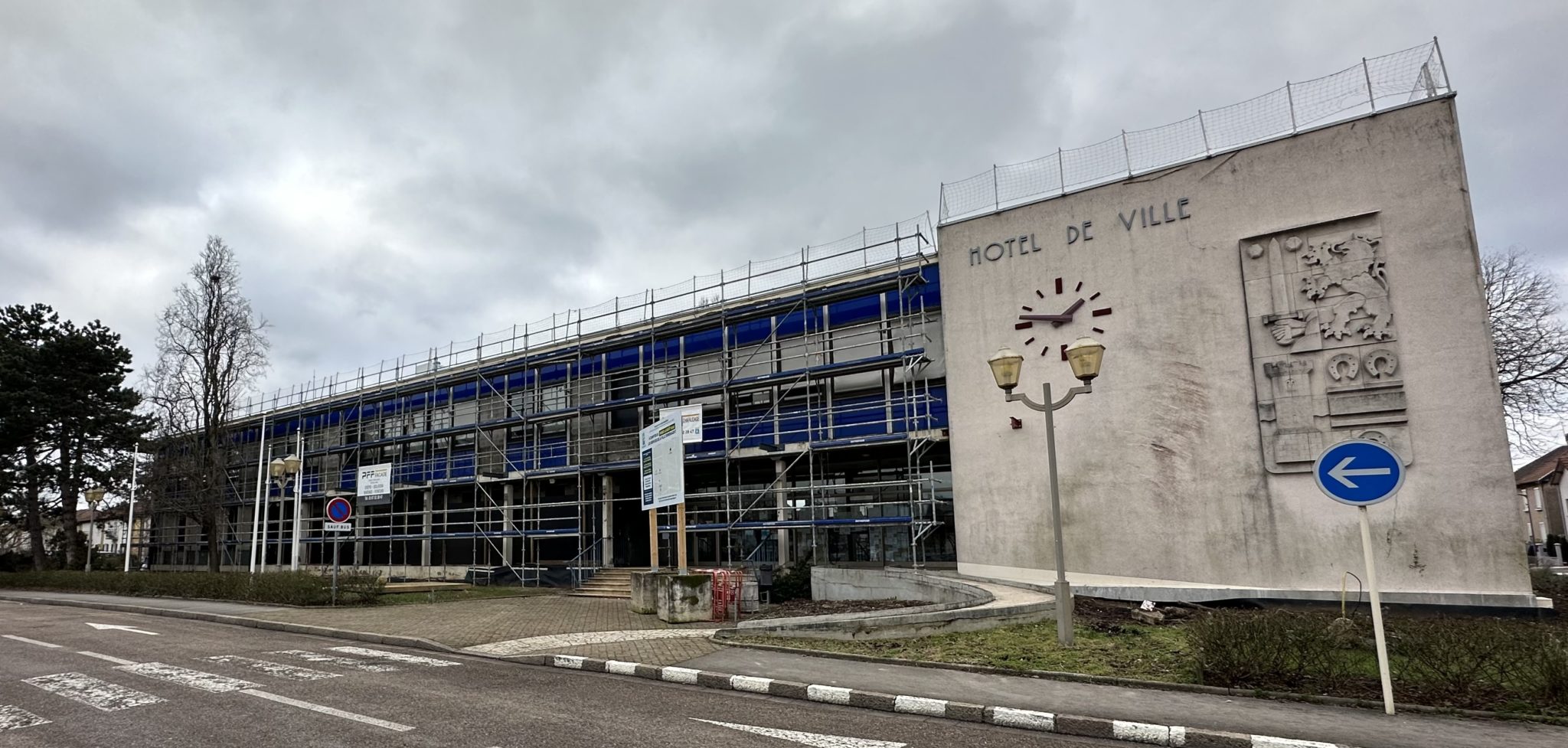 Rénovation de l'hôtel de ville Hagondage PFF Facade